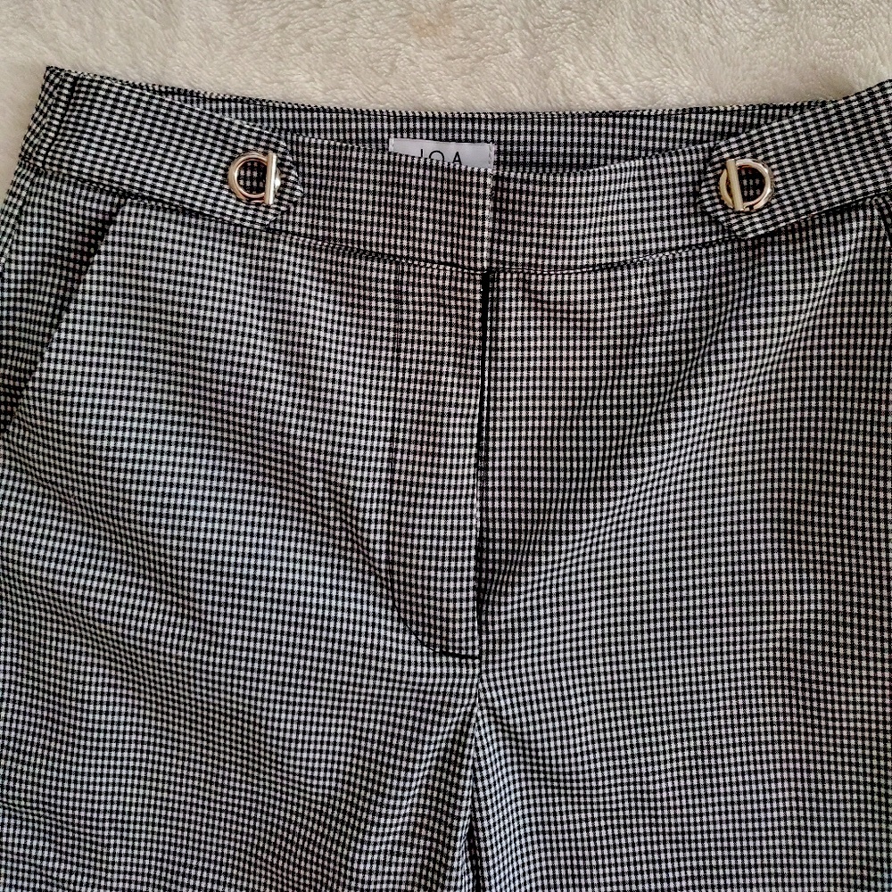 J.O.A black&white striped  Sz XS pants